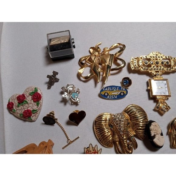 Mixed Lot of Various Vintage Decorative Pins/Brooches (6d7)‎ - Picture 4 of 7